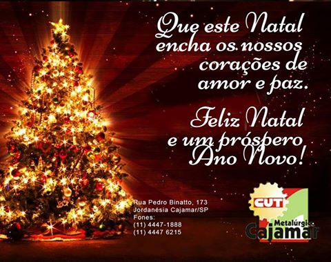 Feliz Natal e um novo ano cheio de amor, paz, amizade, humildade e  sabedoria. – Sindicato dos Metalúrgicos de Cajamar e Região