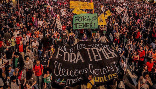 Movimentos defendem Diretas Já para pôr fim à crise e preservar direitos