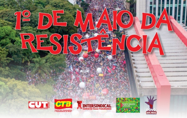 CONFIRMADO: 1º de Maio da CUT é na Paulista